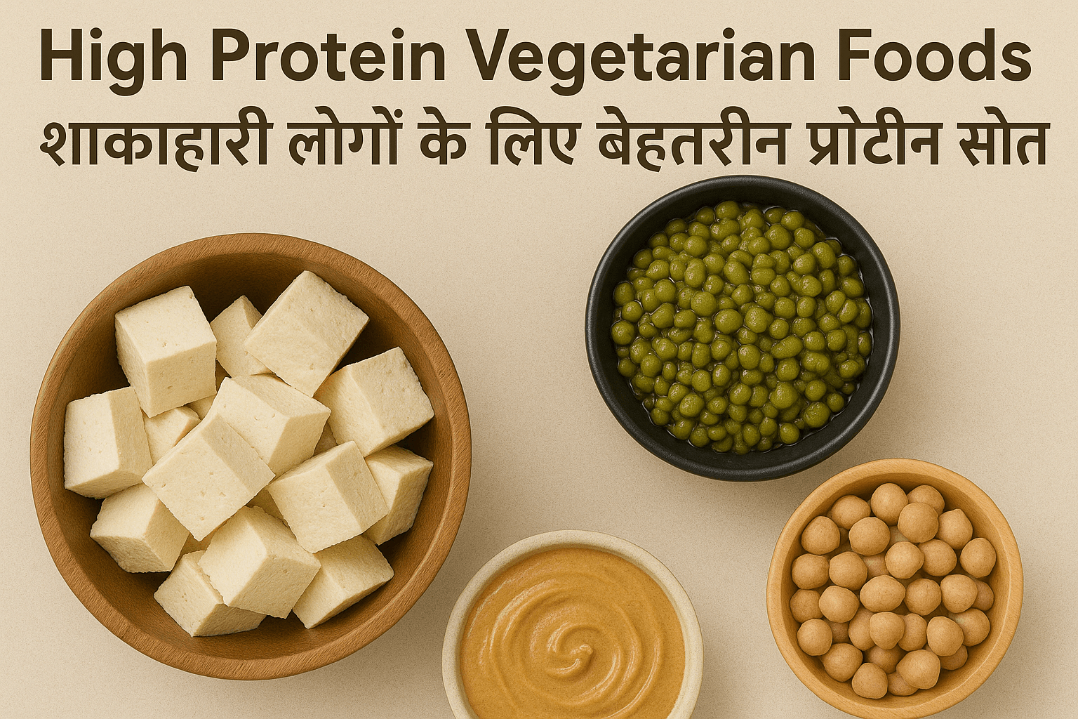 High Protein Vegetarian Foods
