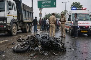 करनाल में दर्दनाक हादसा: गर्भवती महिला की मौत, वायरल दावों से मचा हड़कंप