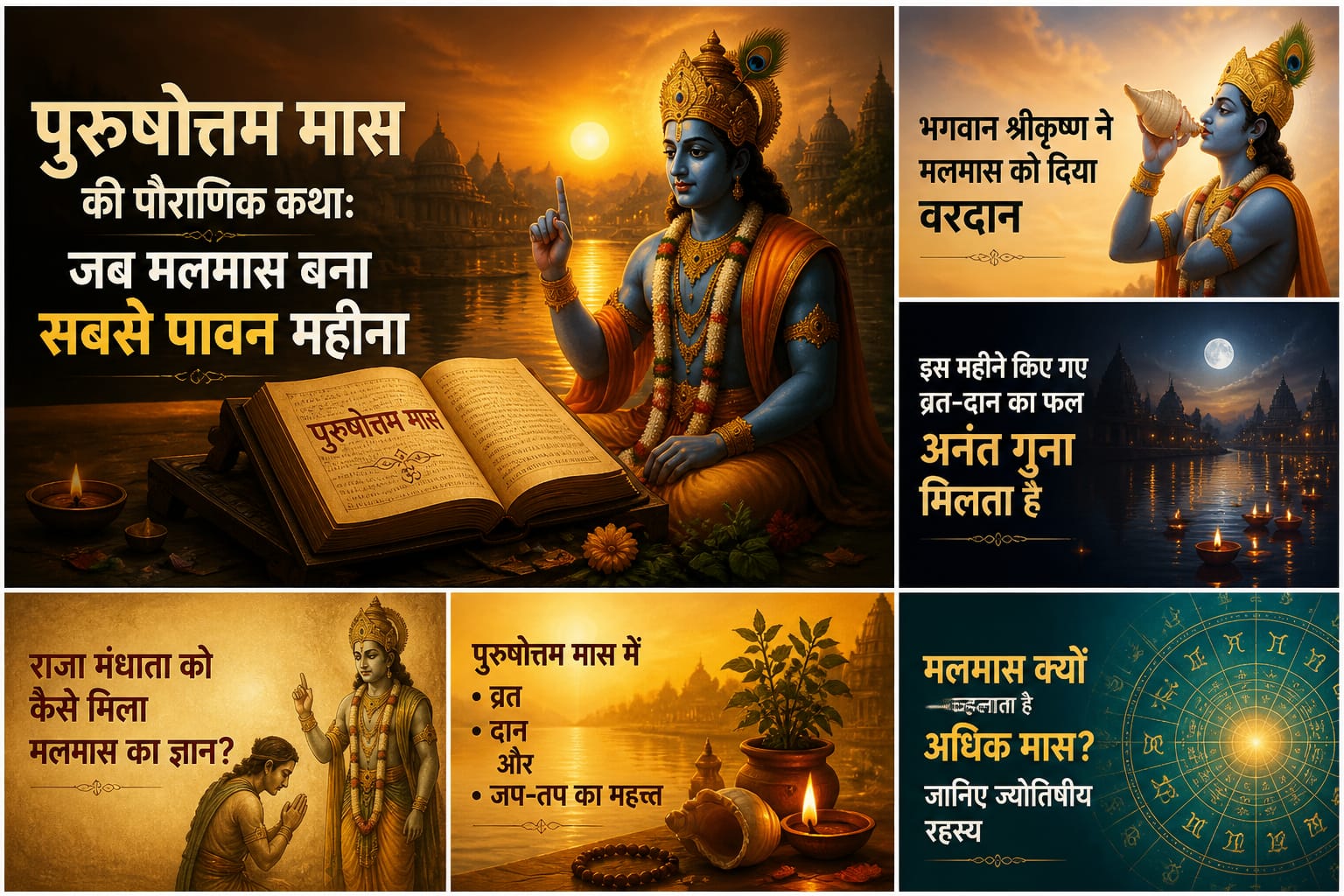 ​पावन पुरुषोत्तम मास कथा